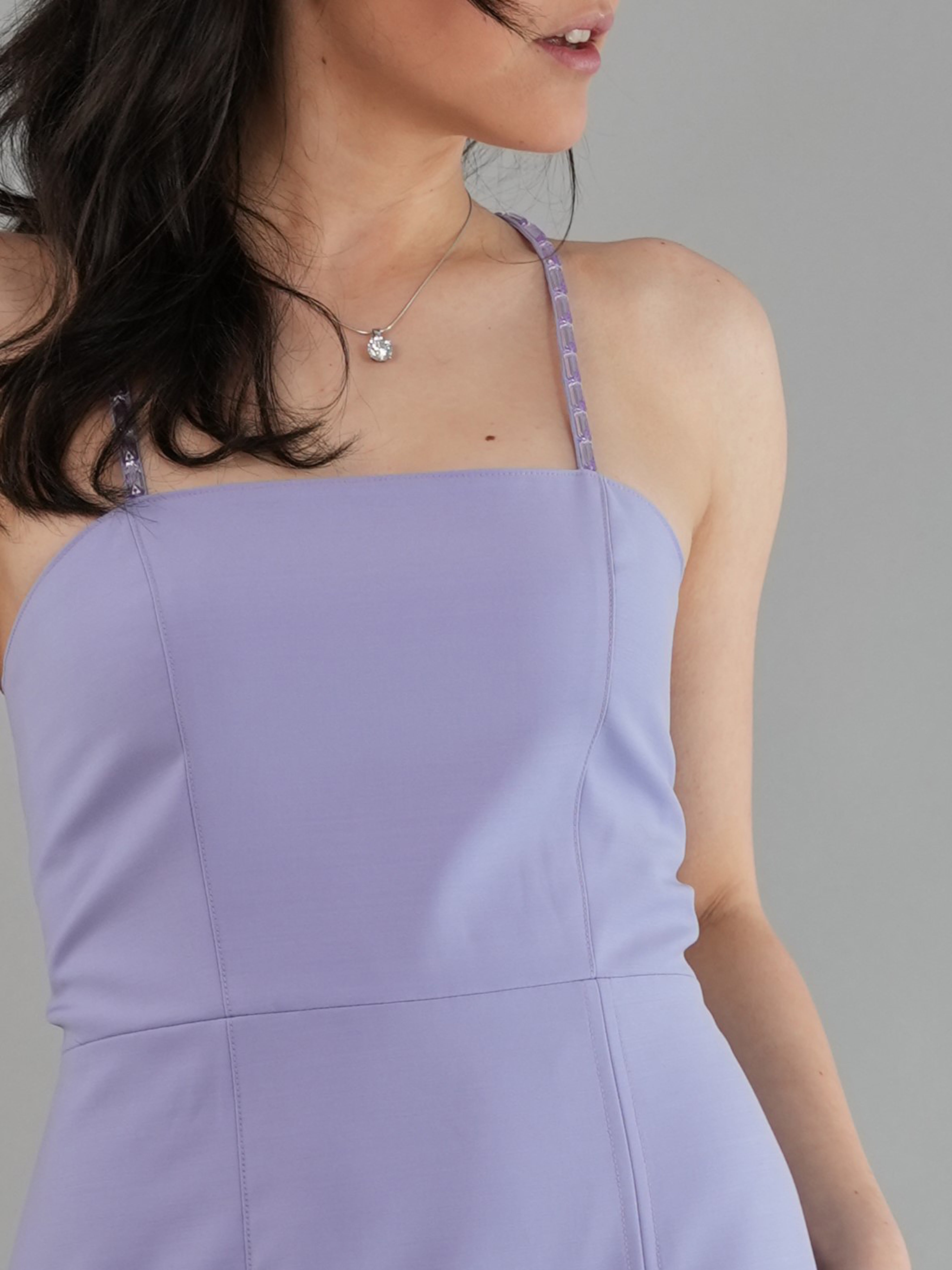 VESTITO LUNGO CON SPACCO LATERALE