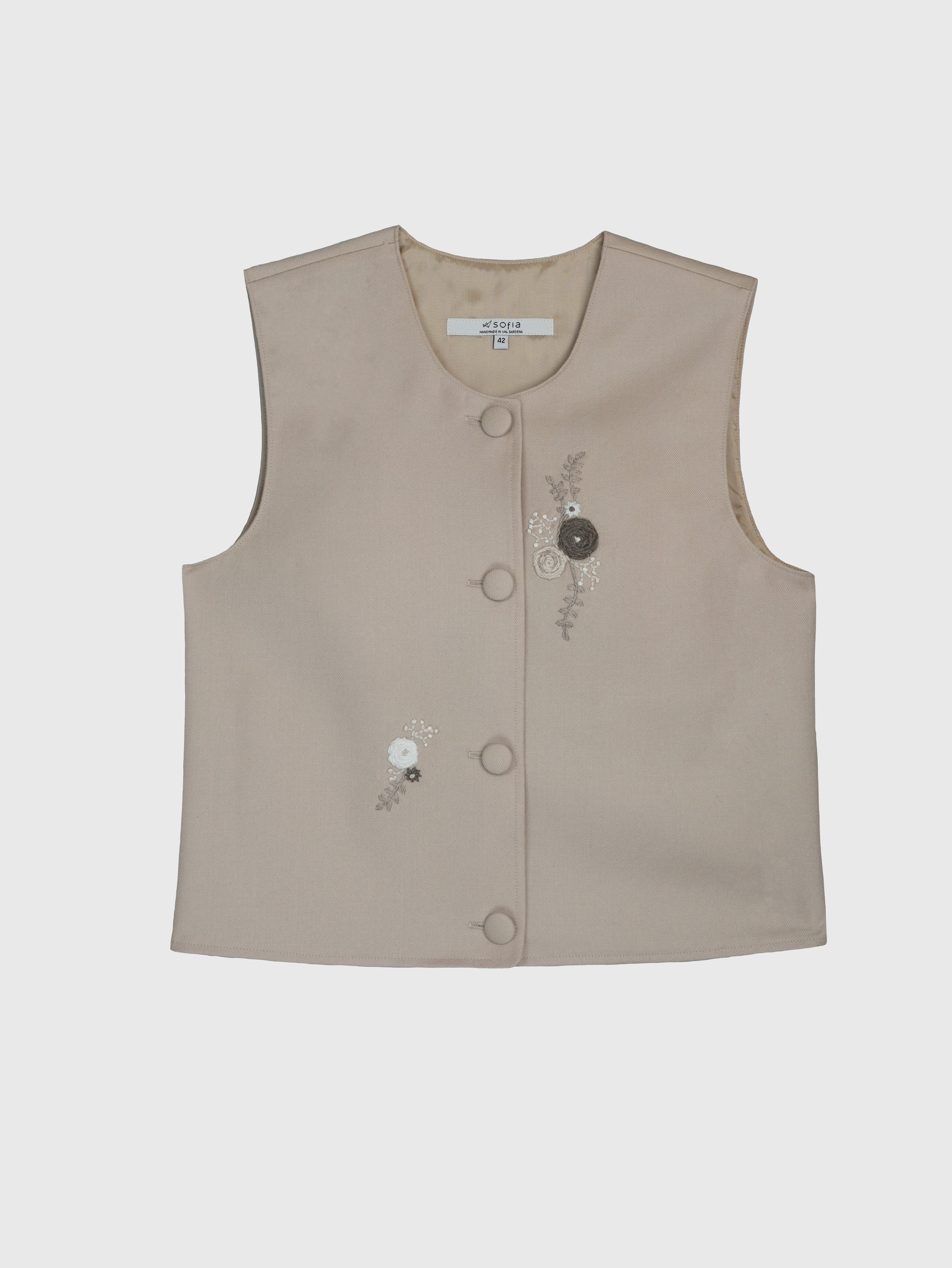 GILET - LINEA RICAMO