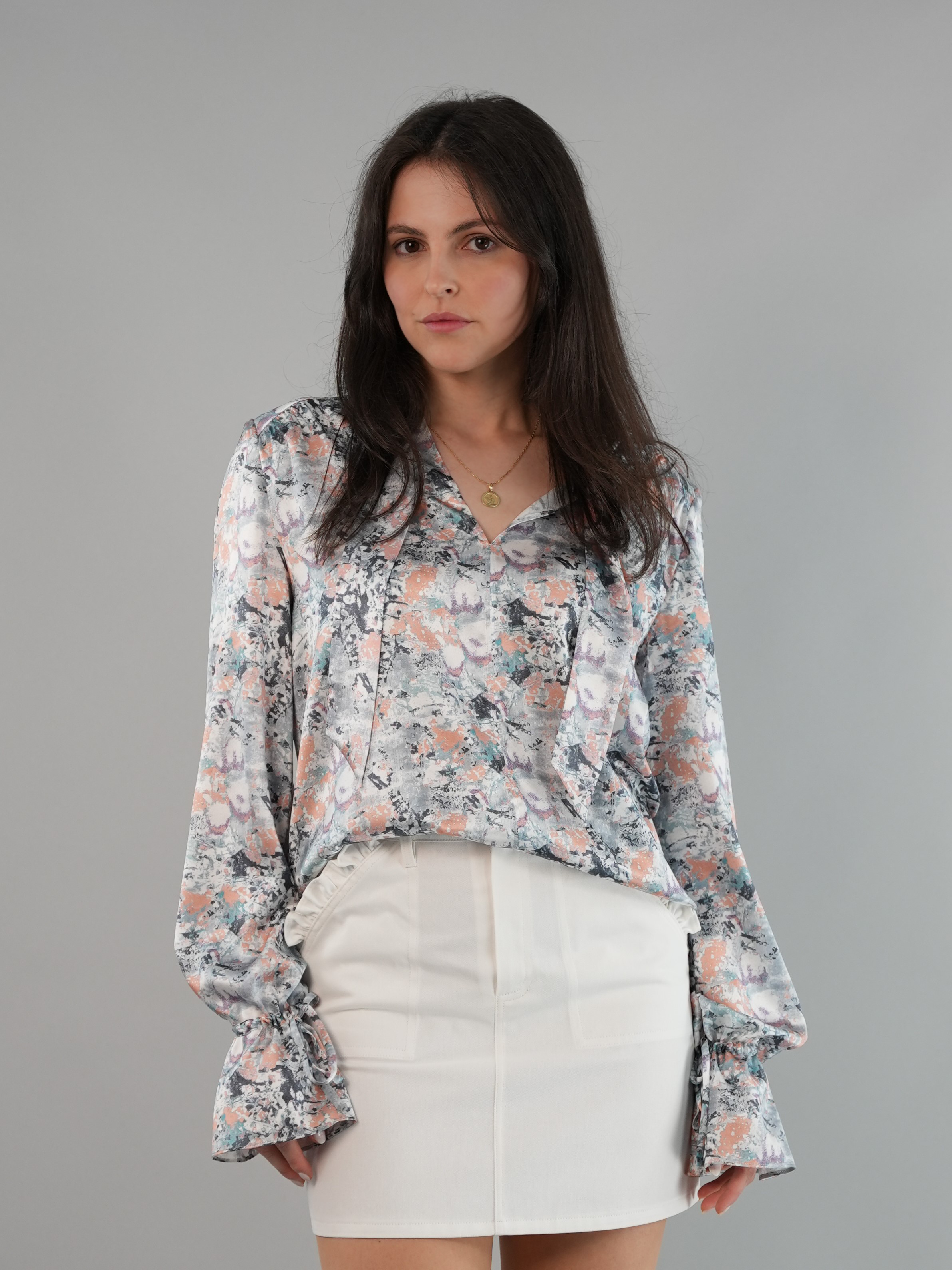 BLUSA IN SETA
